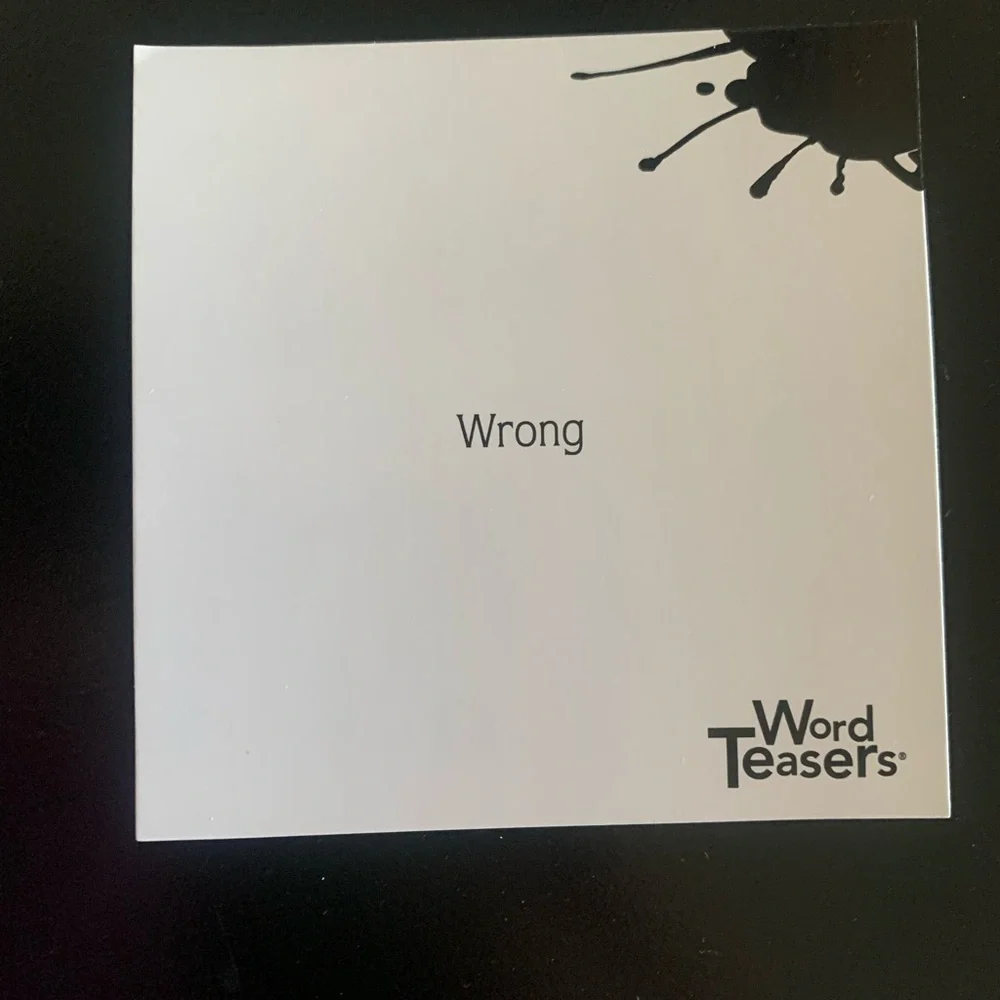 WORD TEASERS Riddles Game for Kids Teens & Adults Travel 150 Cards Brain Teasers